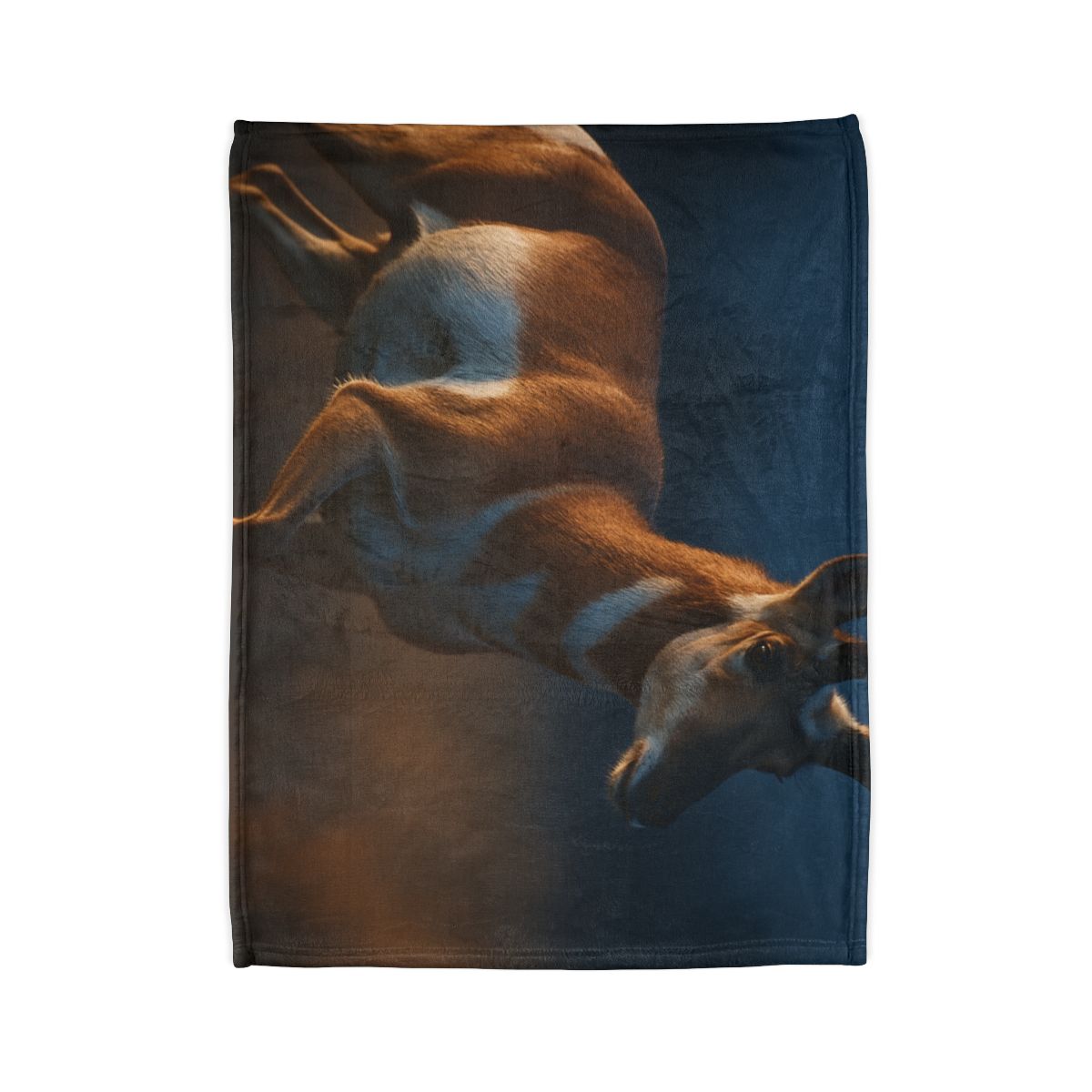 Moonlit Stride Pronghorn trendy patterned blankets