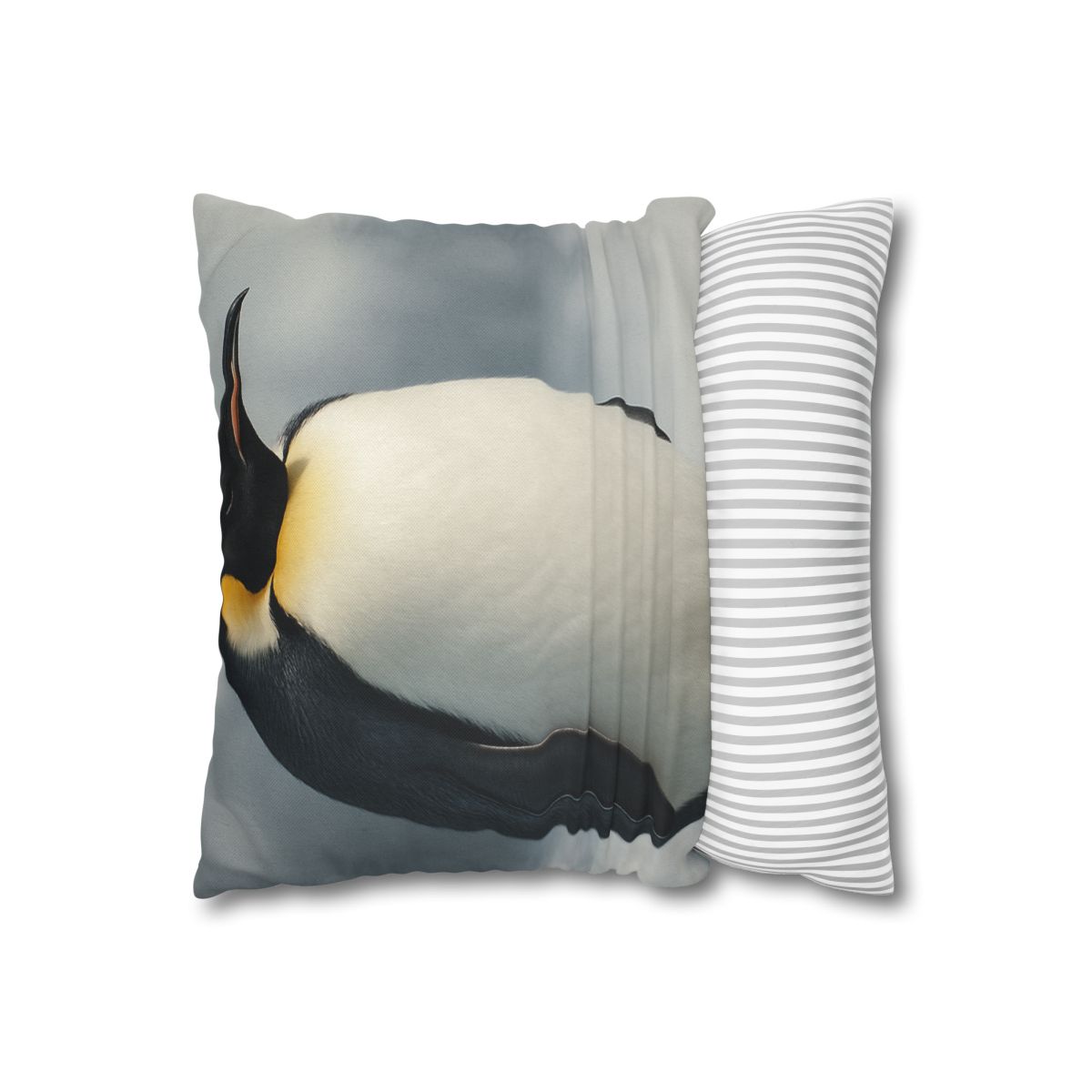 Moonlit Vigil Emperor Penguin soft cotton pillow cases