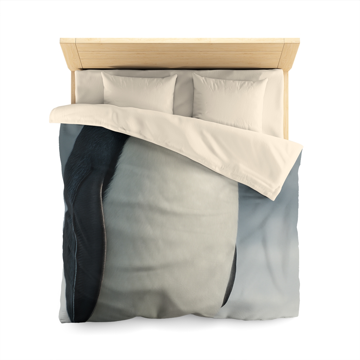 Moonlit Vigil Emperor Penguin custom duvets