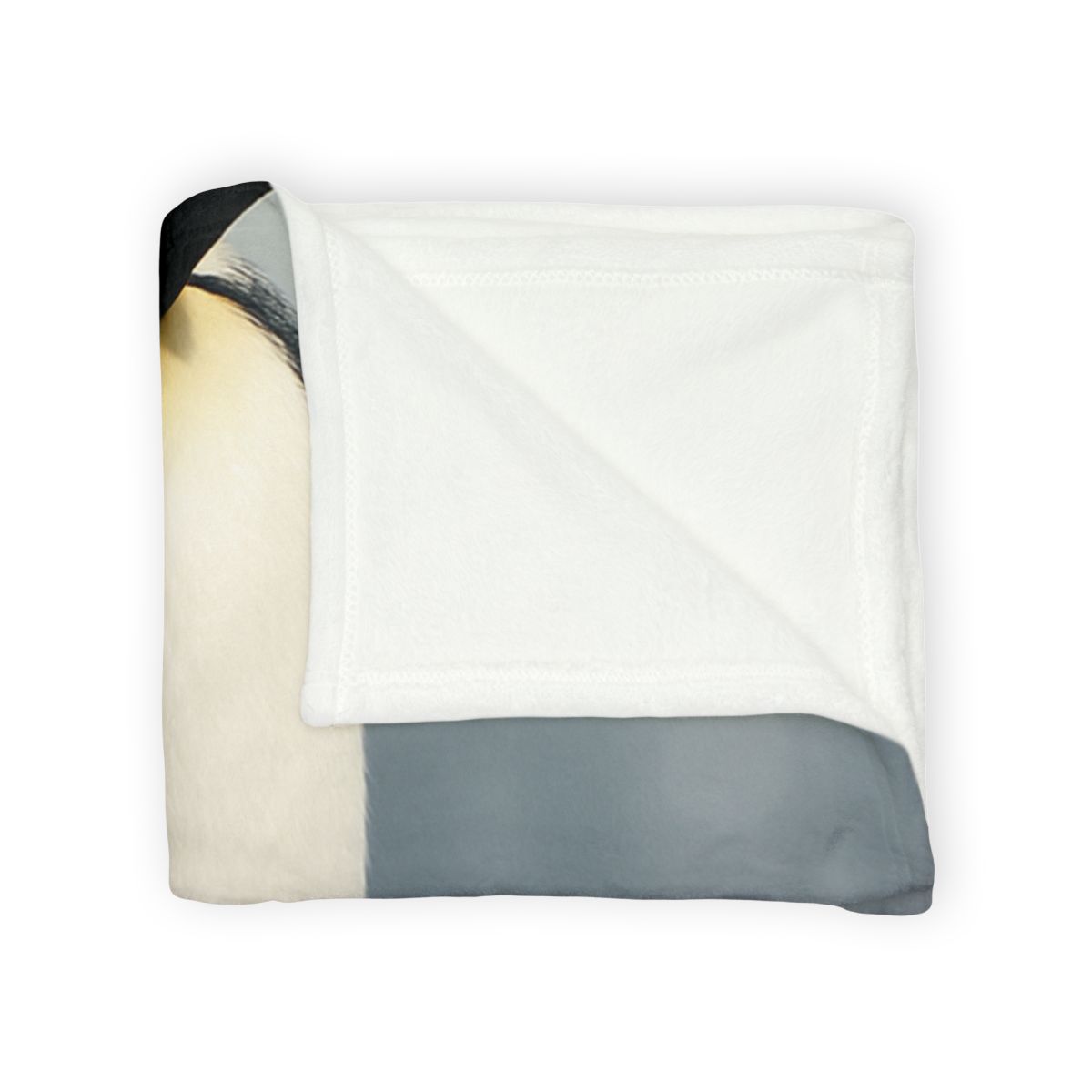 Moonlit Vigil Emperor Penguin personalized cozy blankets