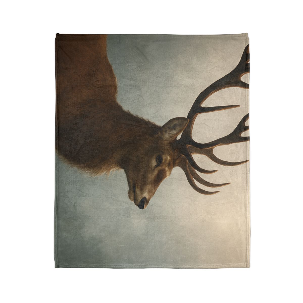 Morning Mist Red Deer Stag stylish throw blankets