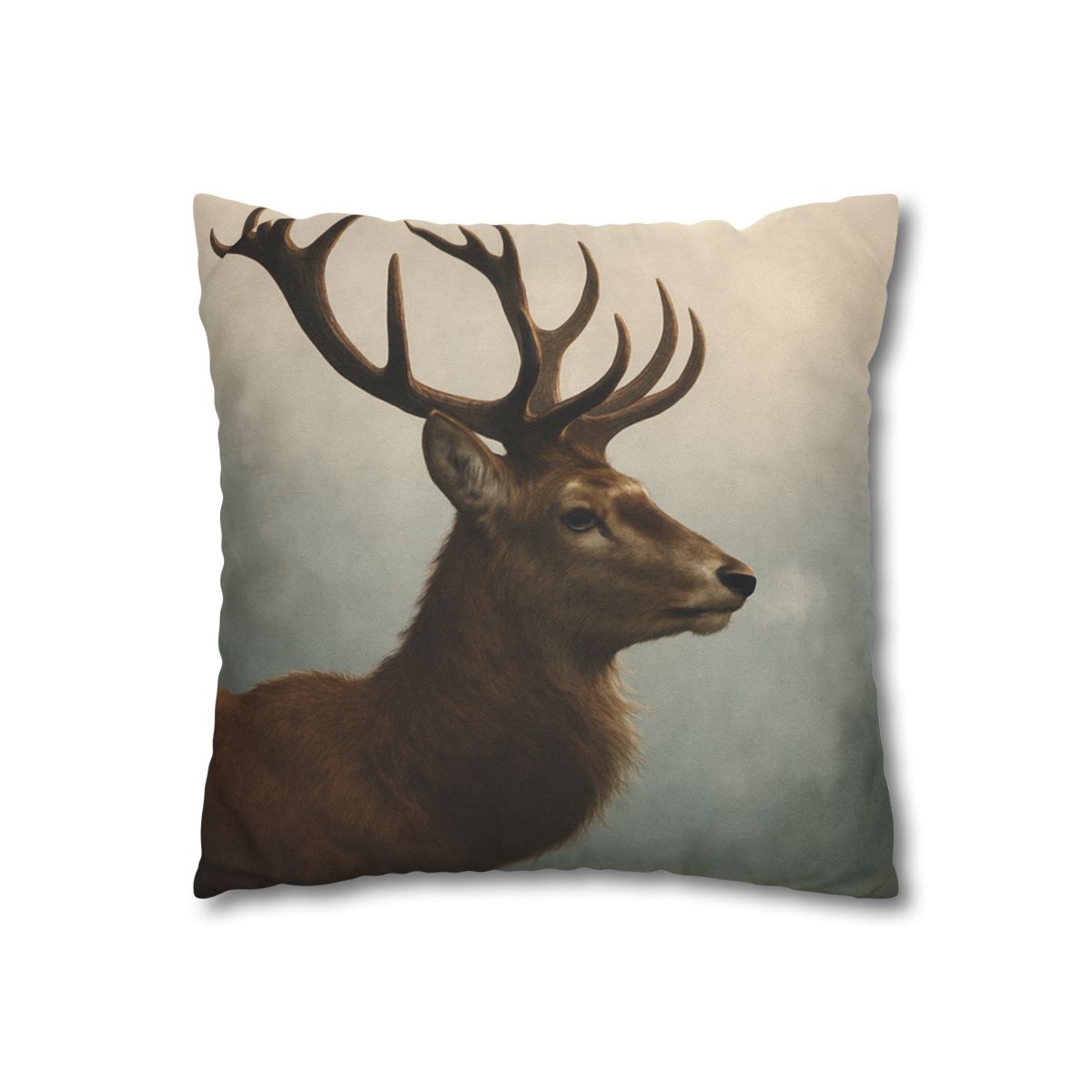 Morning Mist Red Deer Stag custom pillow cases