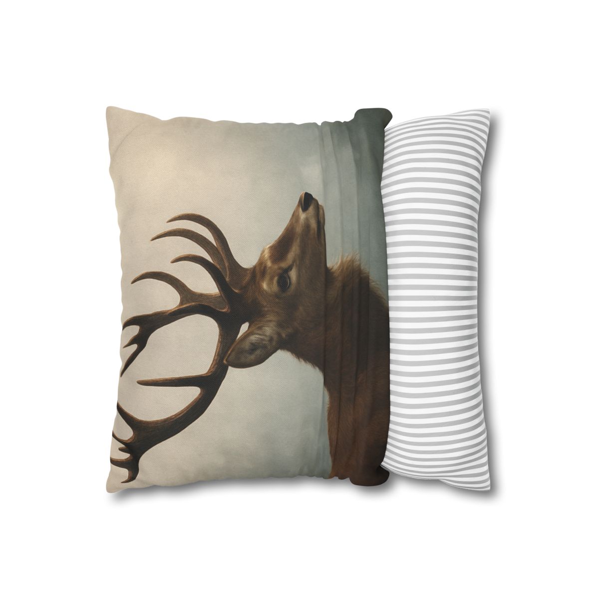 Morning Mist Red Deer Stag custom pillow cases