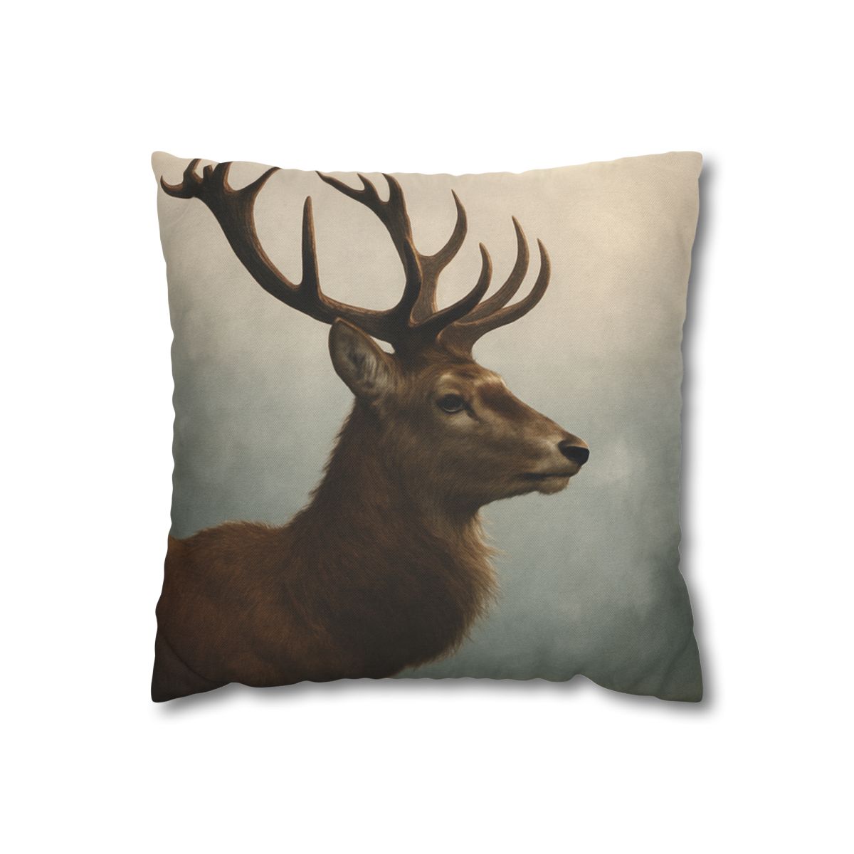 Morning Mist Red Deer Stag custom pillow cases