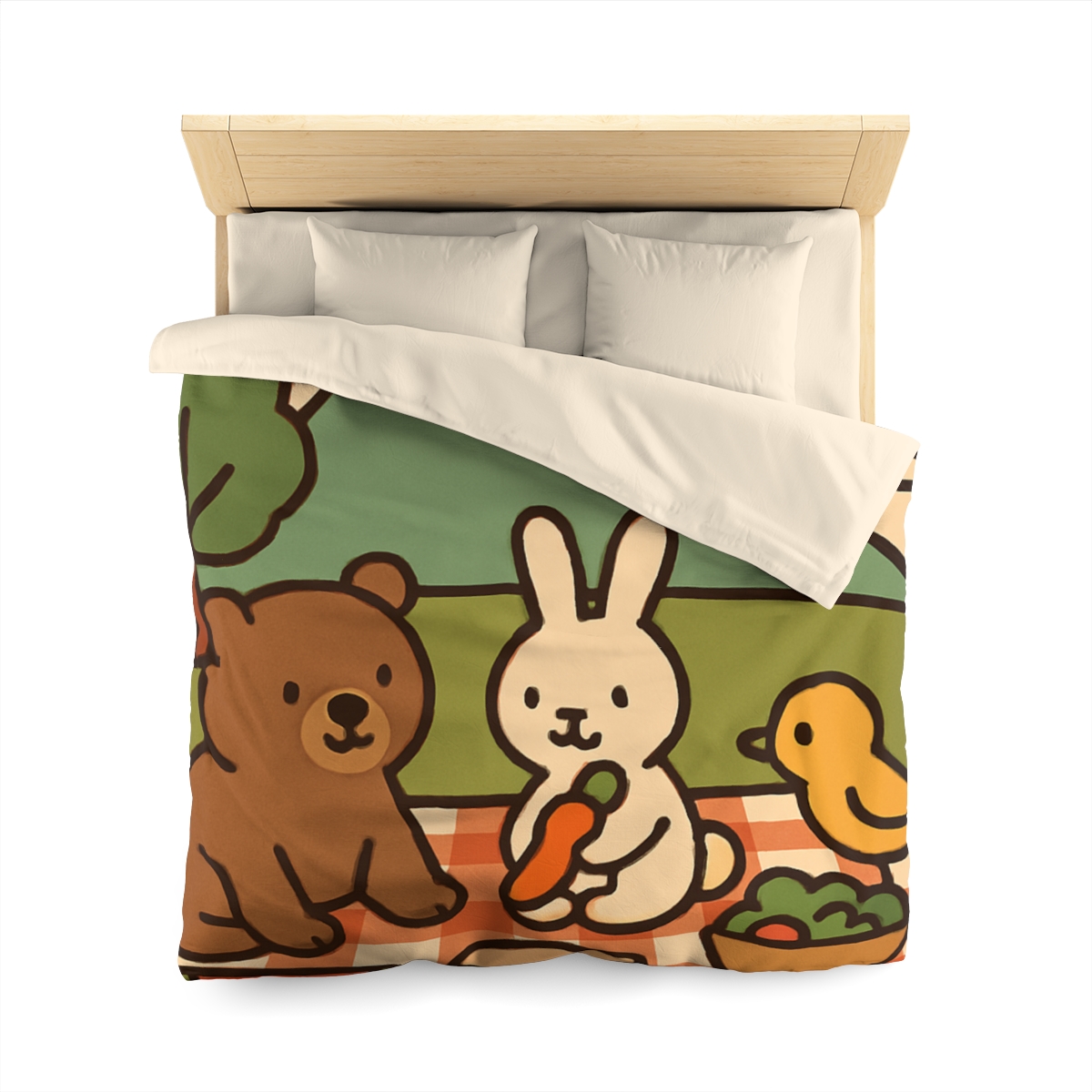 Mountain Picnic Pals soft comforter duvets