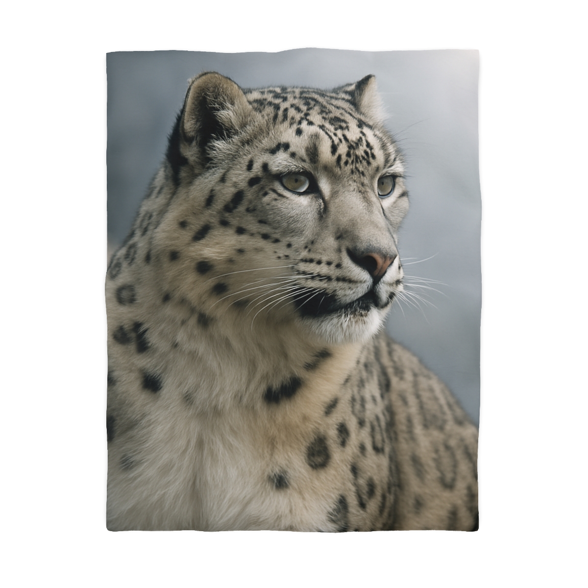 Mountain Whisper Snow Leopard warm winter duvets