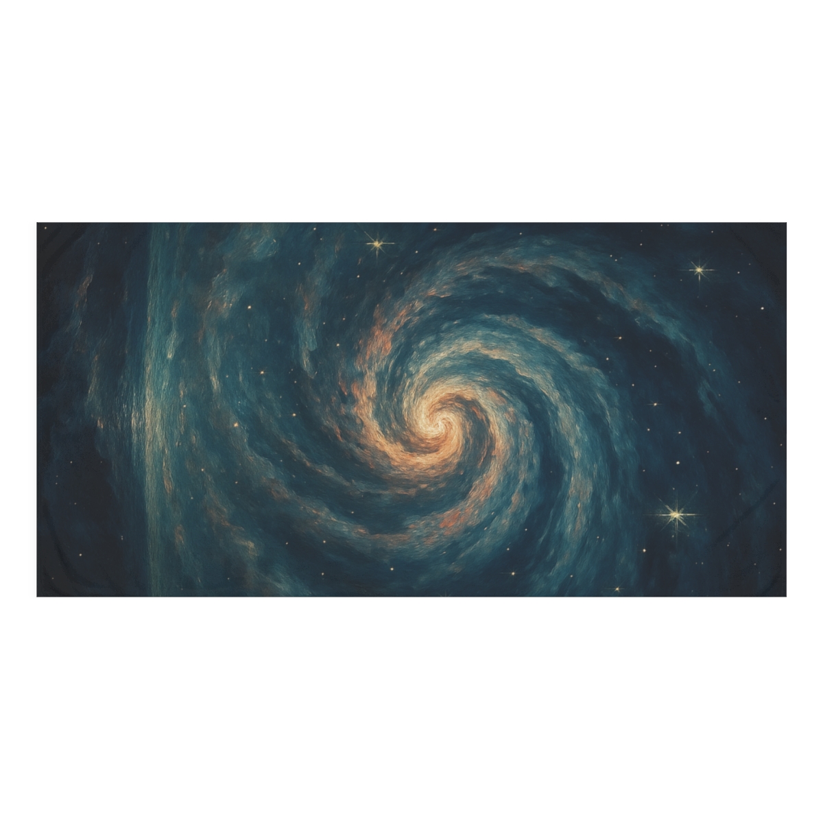 Nebula Bloom Vortex personalized bath towels