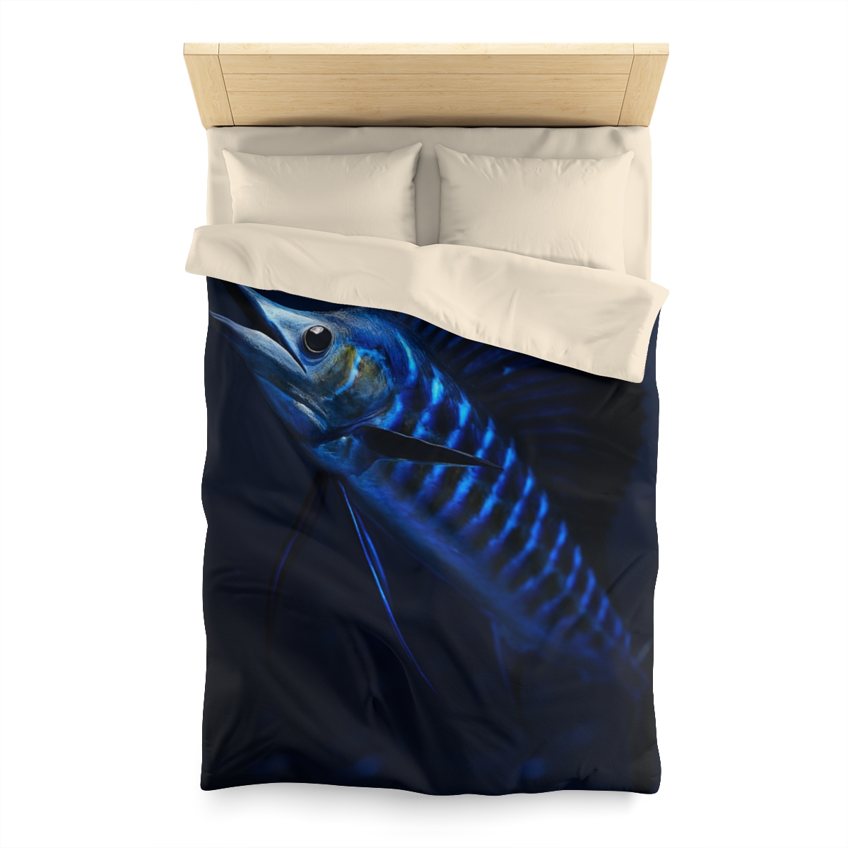 Nebula Crown Sailfish designer printed duvets
