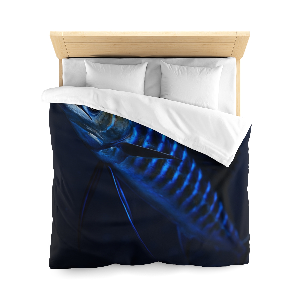 Nebula Crown Sailfish designer printed duvets