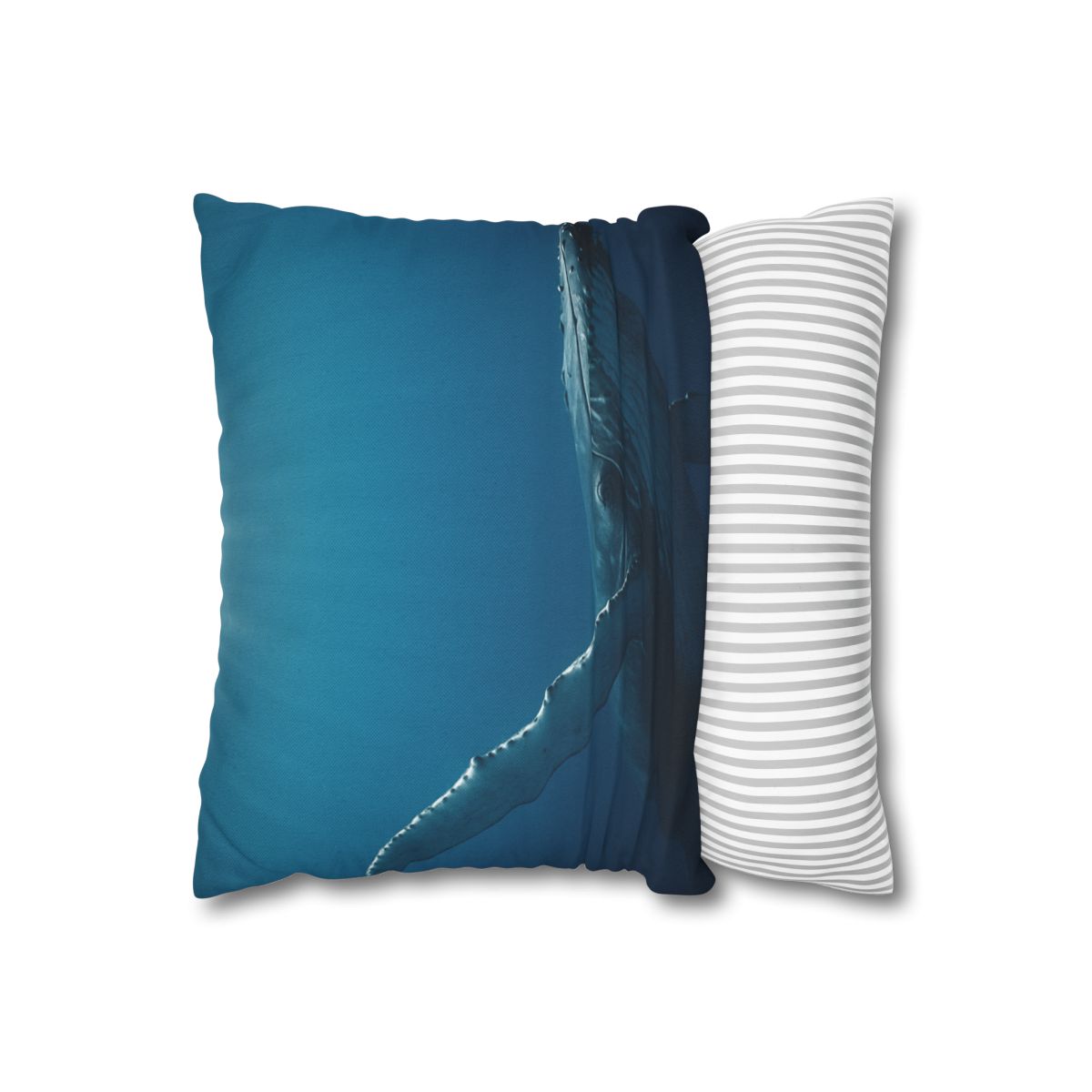 Nebula Dive Humpback Whale soft cotton pillow cases