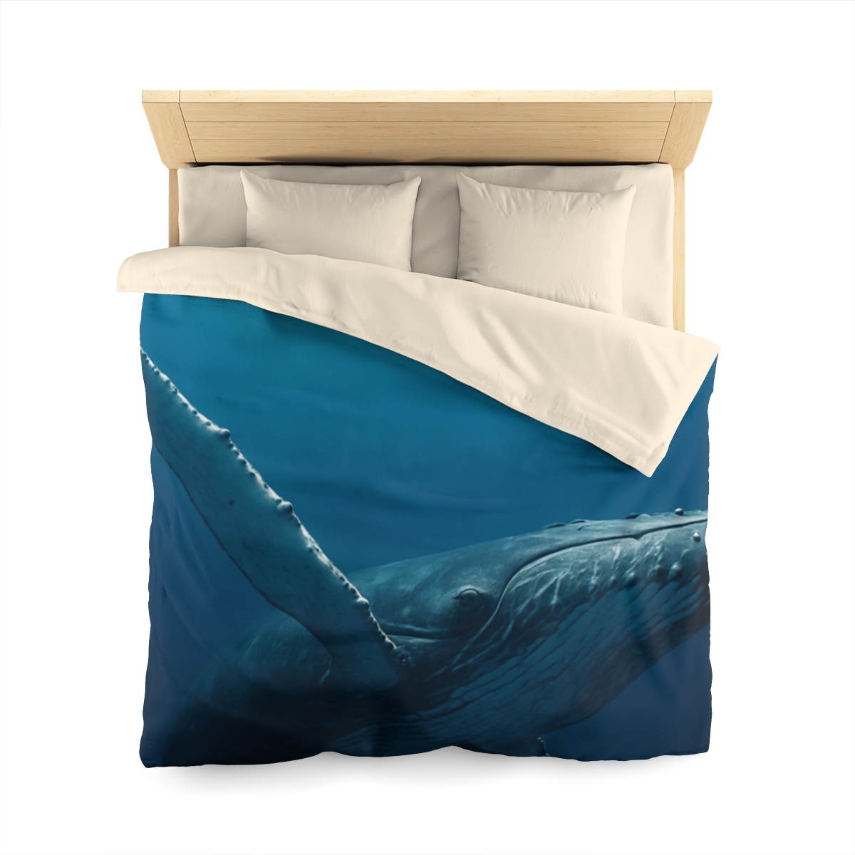 Nebula Dive Humpback Whale unique patterned duvets
