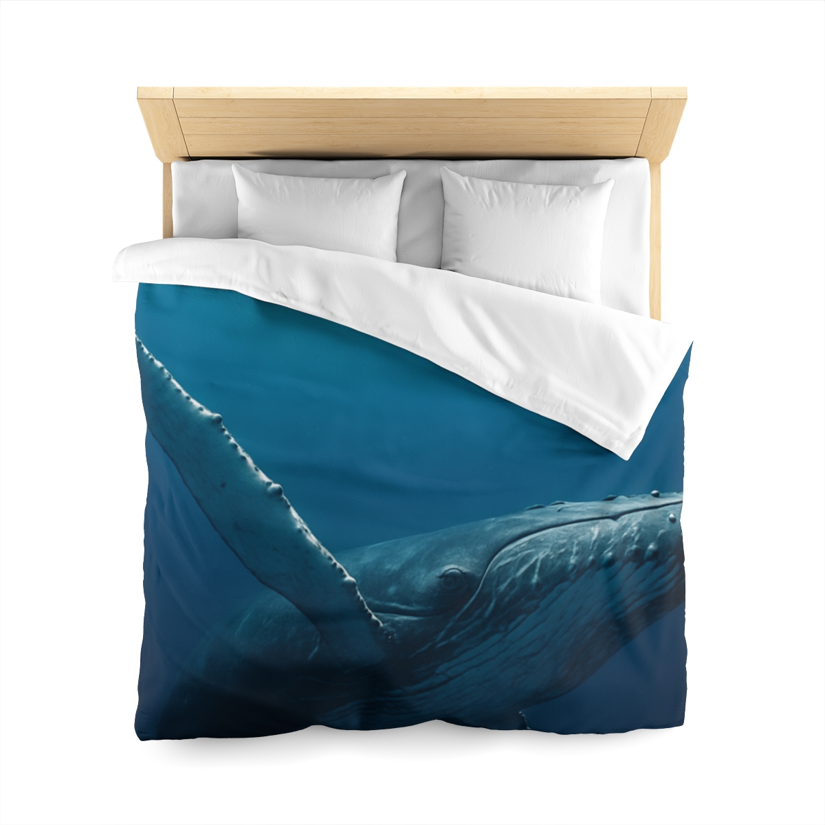 Nebula Dive Humpback Whale unique patterned duvets