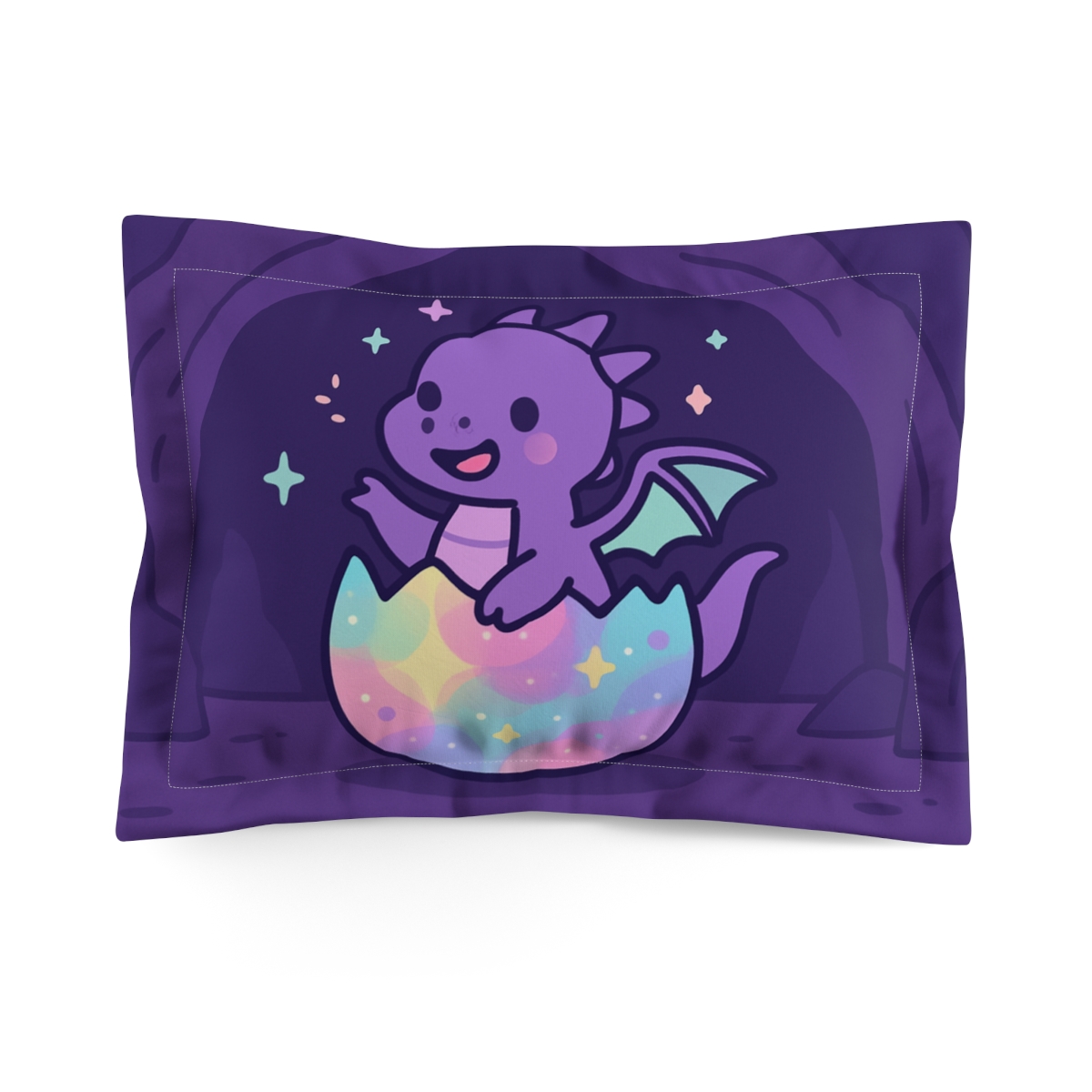 Nebula Dragon Hatchling custom pillows