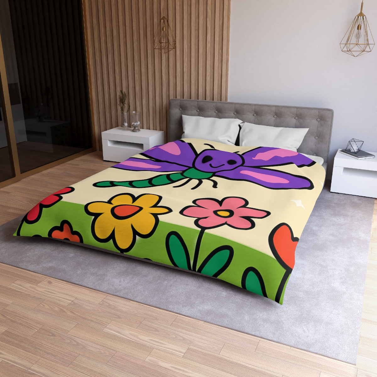 Nebula Dragonfly Garden stylish duvet covers