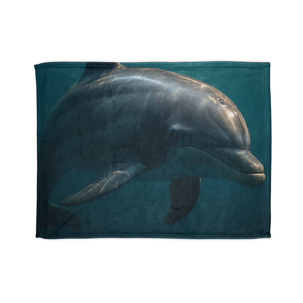 Nebula Drift Bottlenose Dolphin soft fleece blankets
