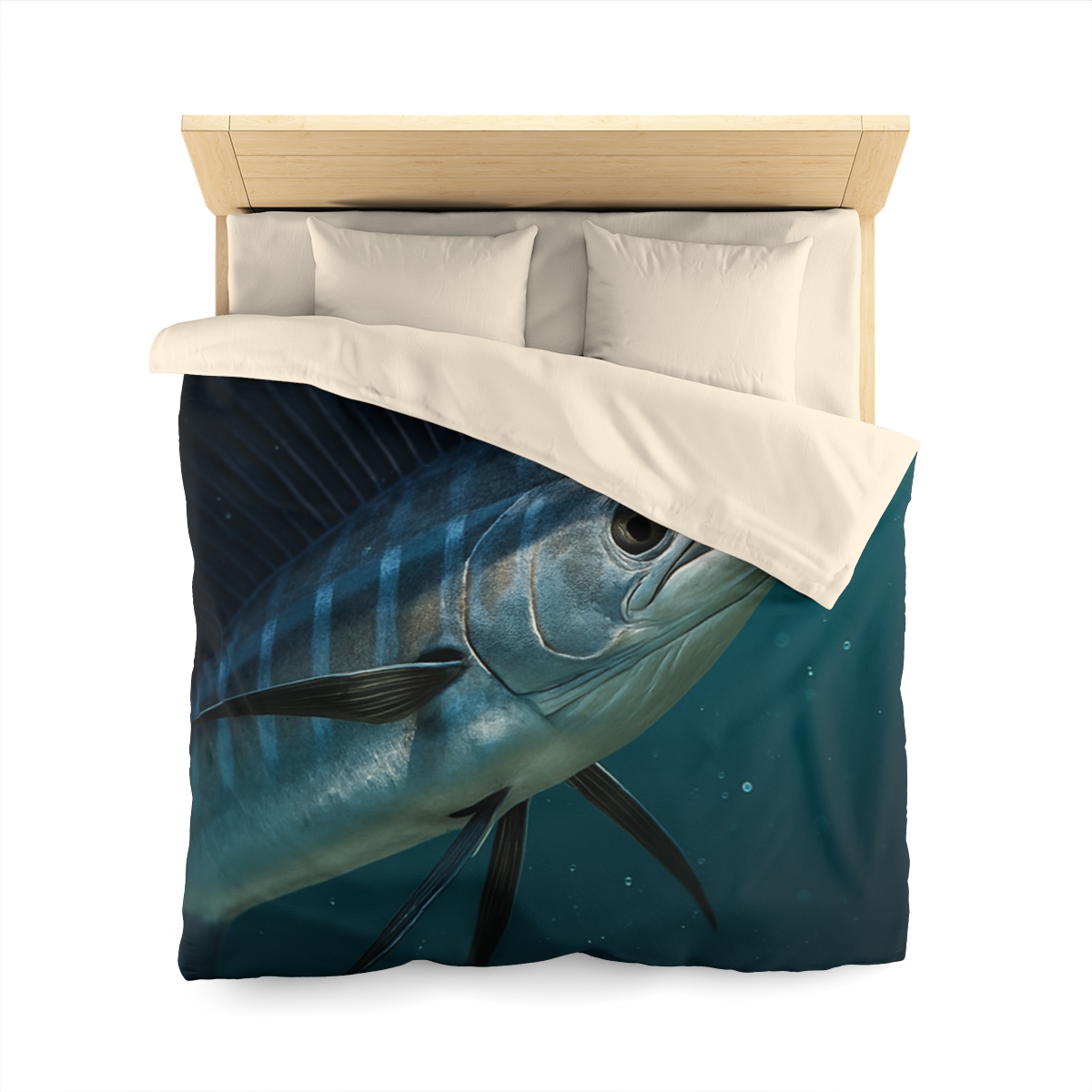 Nebula Flash Sailfish personalized bedding duvets