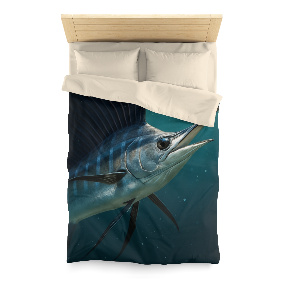 Nebula Flash Sailfish personalized bedding duvets