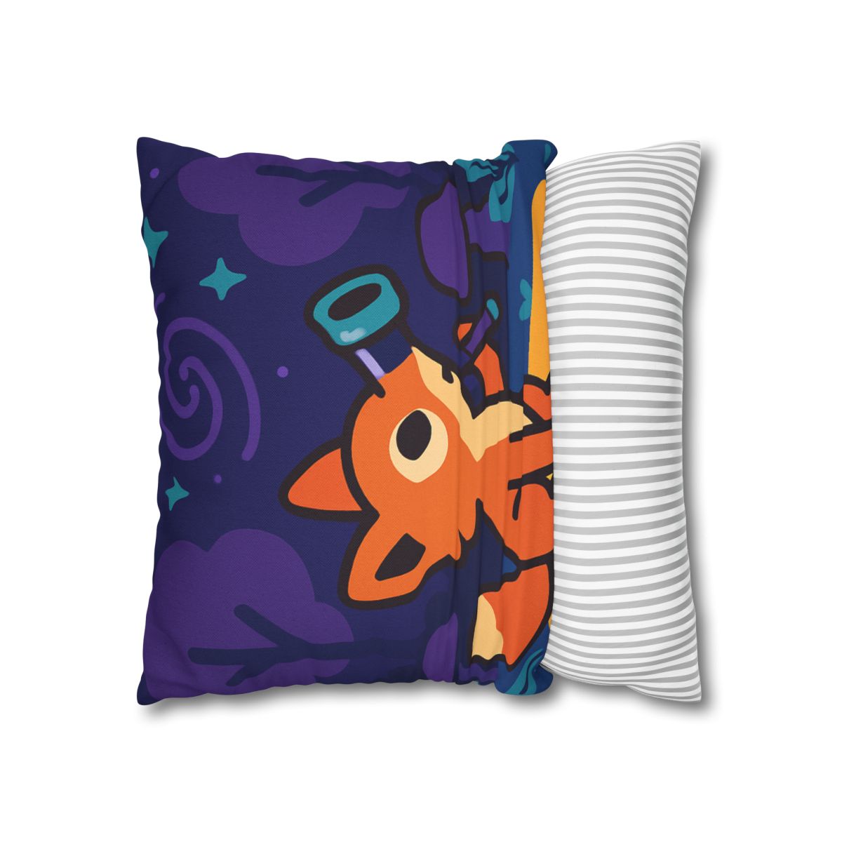 Nebula Forest Fox custom pillow cases
