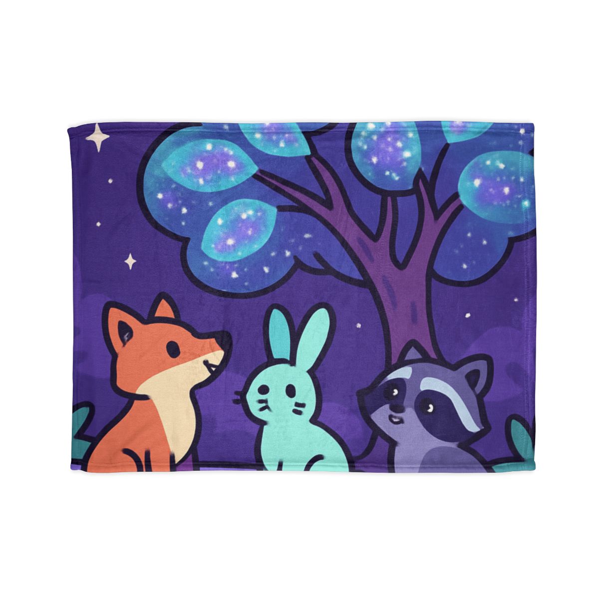 Nebula Forest Friends custom blankets