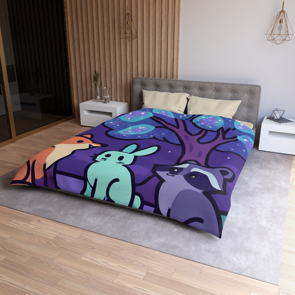 Nebula Forest Friends warm winter duvets