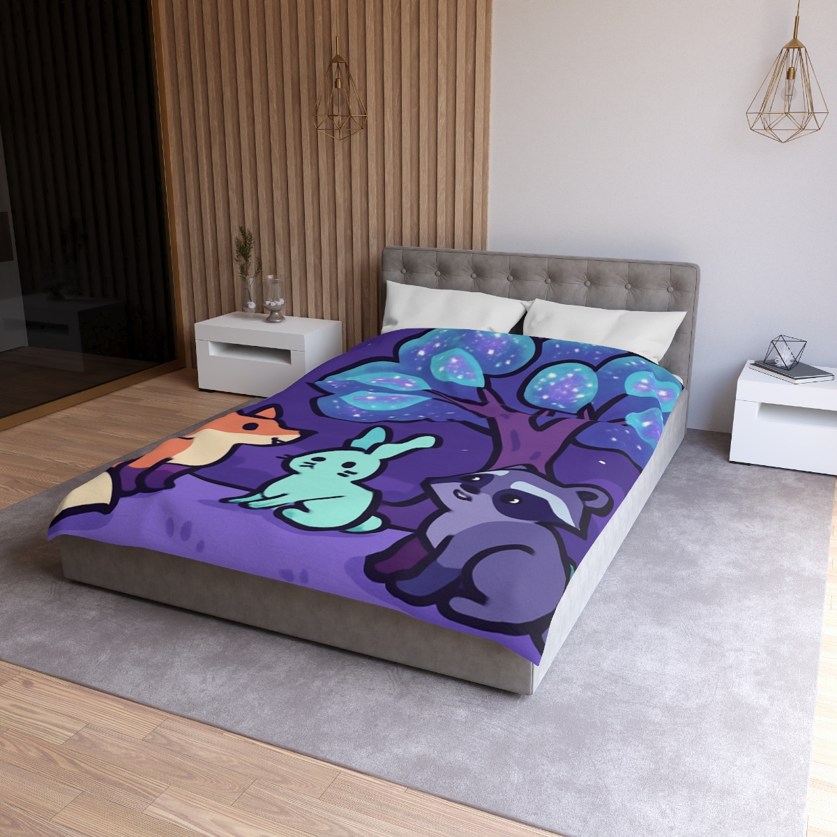 Nebula Forest Friends warm winter duvets