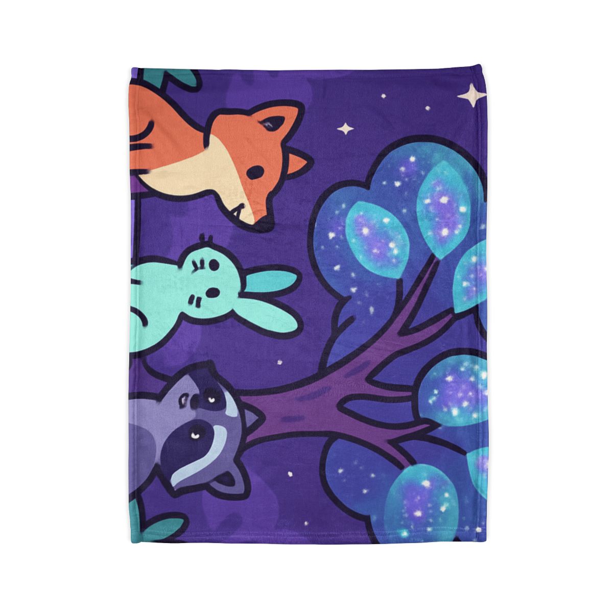 Nebula Forest Friends custom blankets