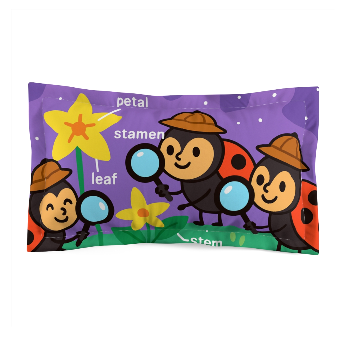 Nebula Garden Bug Botanists comfortable bed pillows