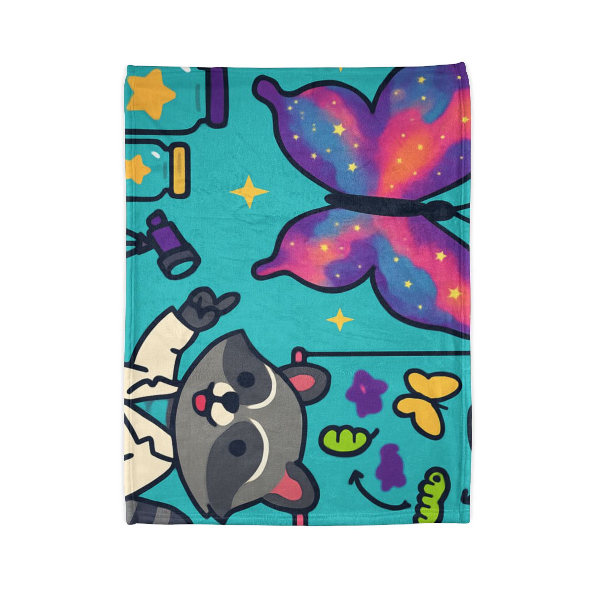 Nebula Garden Butterflies Lab trendy patterned blankets