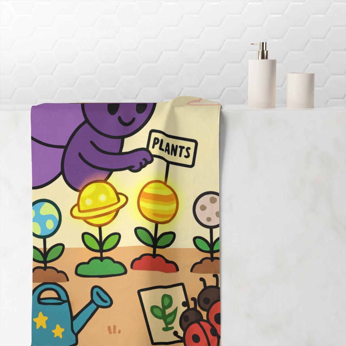 Nebula Garden Butterfly Botanist soft cotton towels