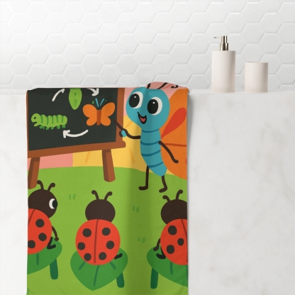 Nebula Garden Butterfly Classroom designer printed towels