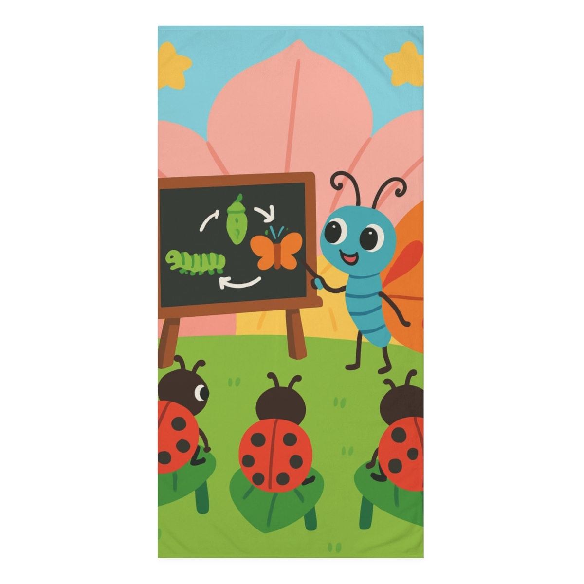 Nebula Garden Butterfly Classroom designer printed towels