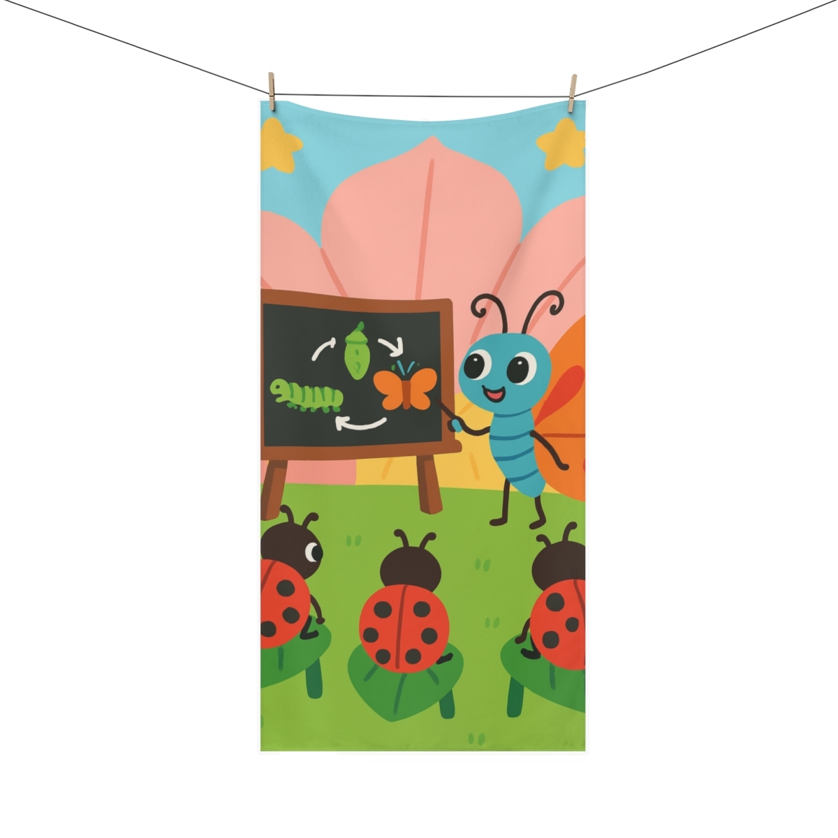Nebula Garden Butterfly Classroom designer printed towels