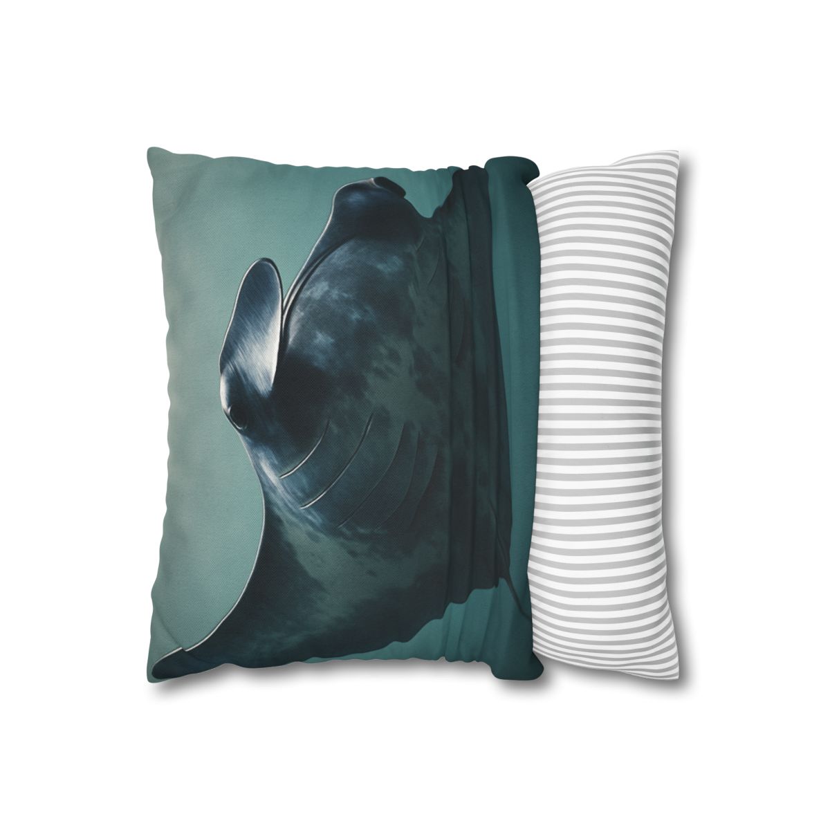 Nebula Glide Giant Manta Ray soft cotton pillow cases