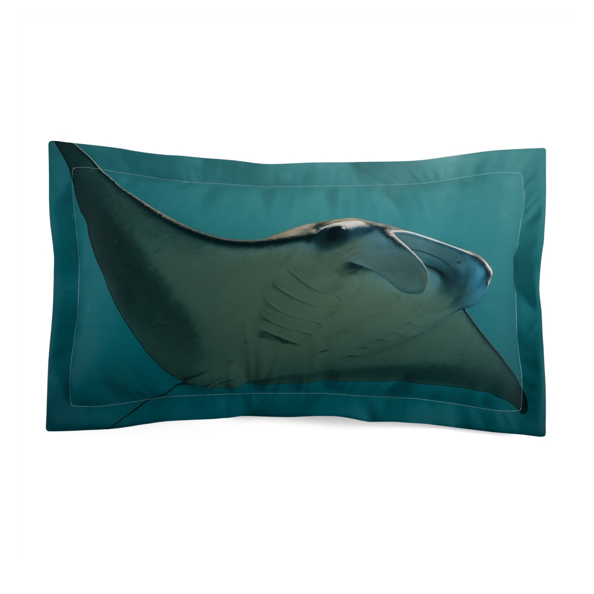 Nebula Glide Manta Ray soft plush pillows