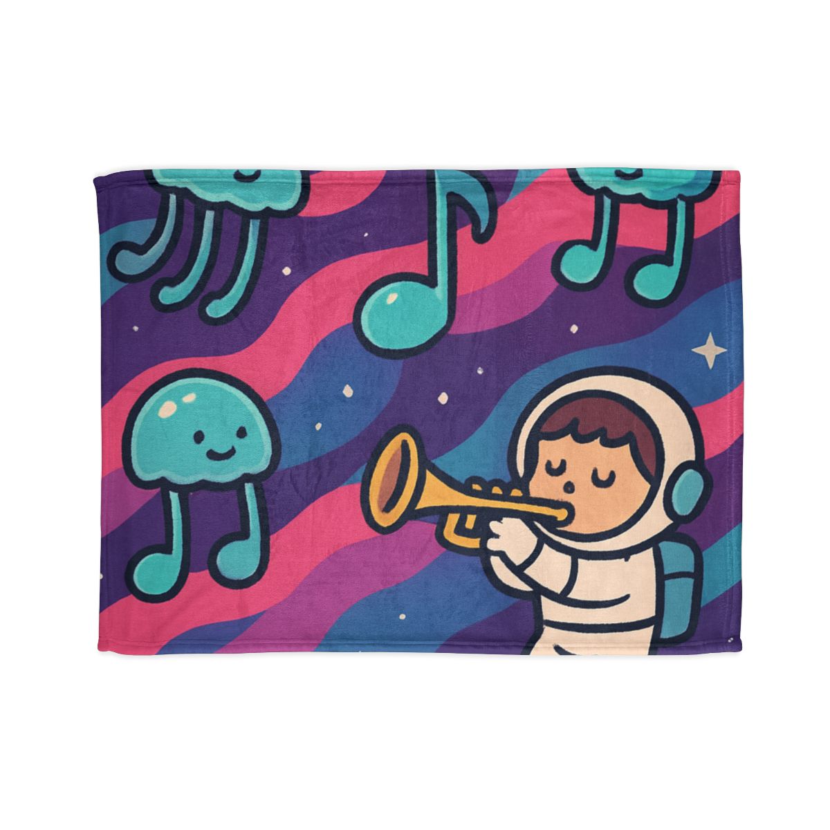 Nebula Jellyfish Orchestra decorative home blankets