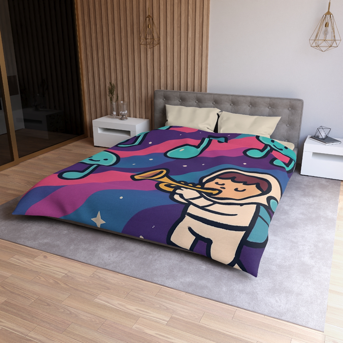 Nebula Jellyfish Orchestra duvets for gifts