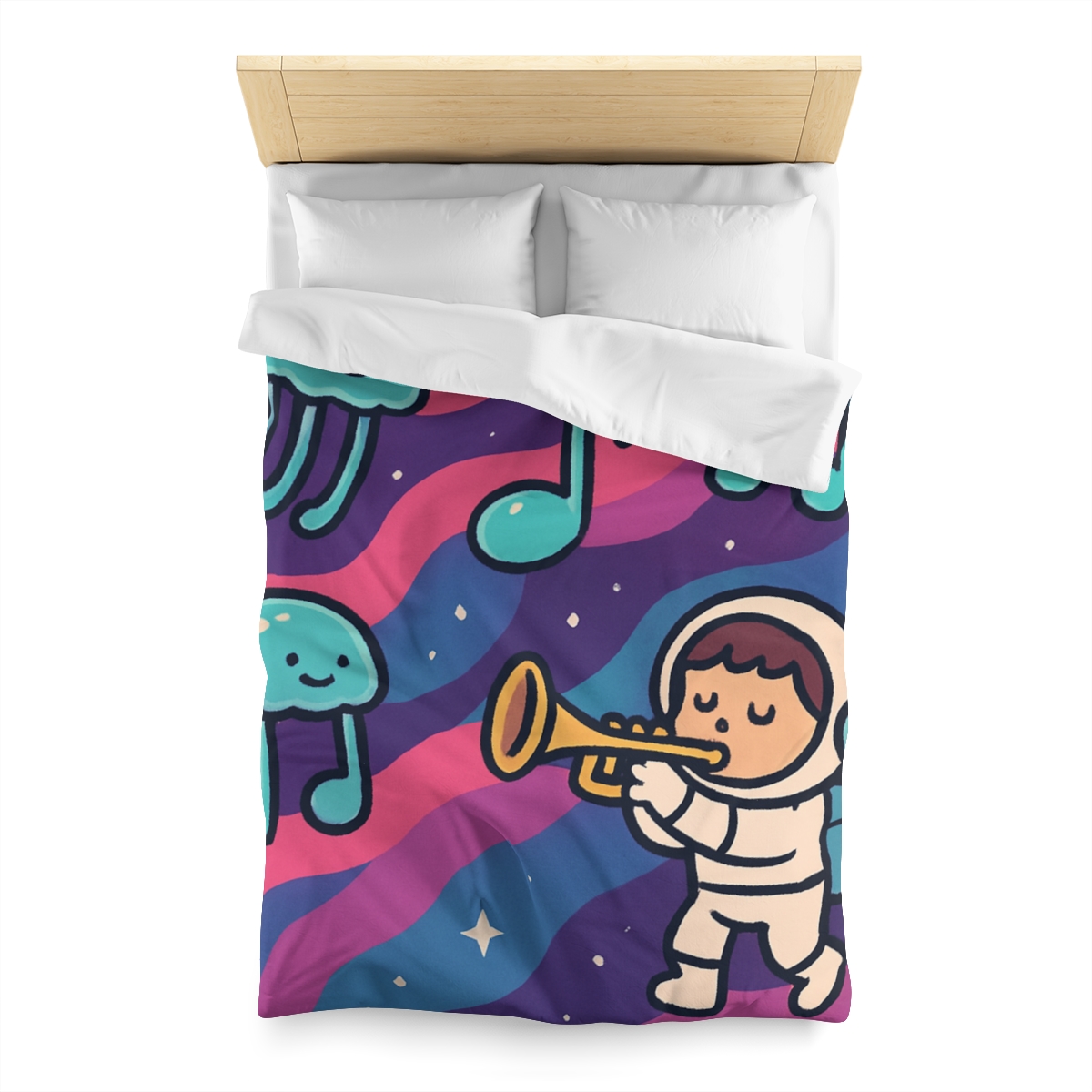Nebula Jellyfish Orchestra duvets for gifts