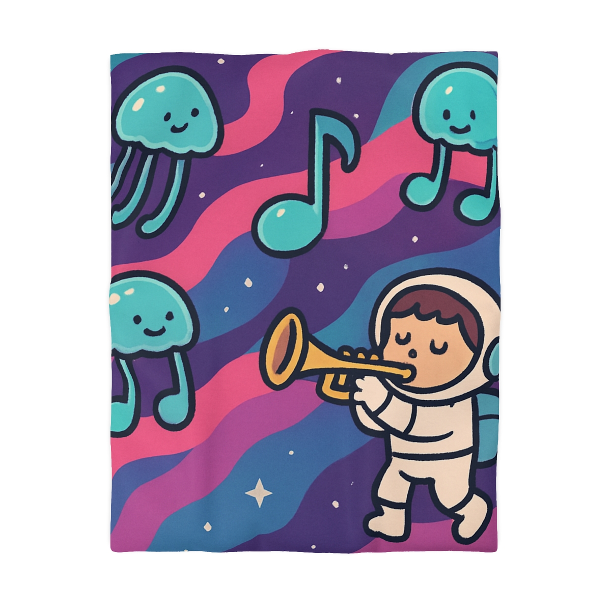 Nebula Jellyfish Orchestra duvets for gifts