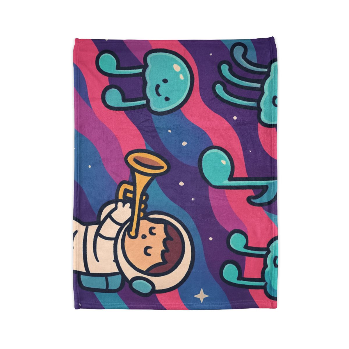 Nebula Jellyfish Orchestra decorative home blankets