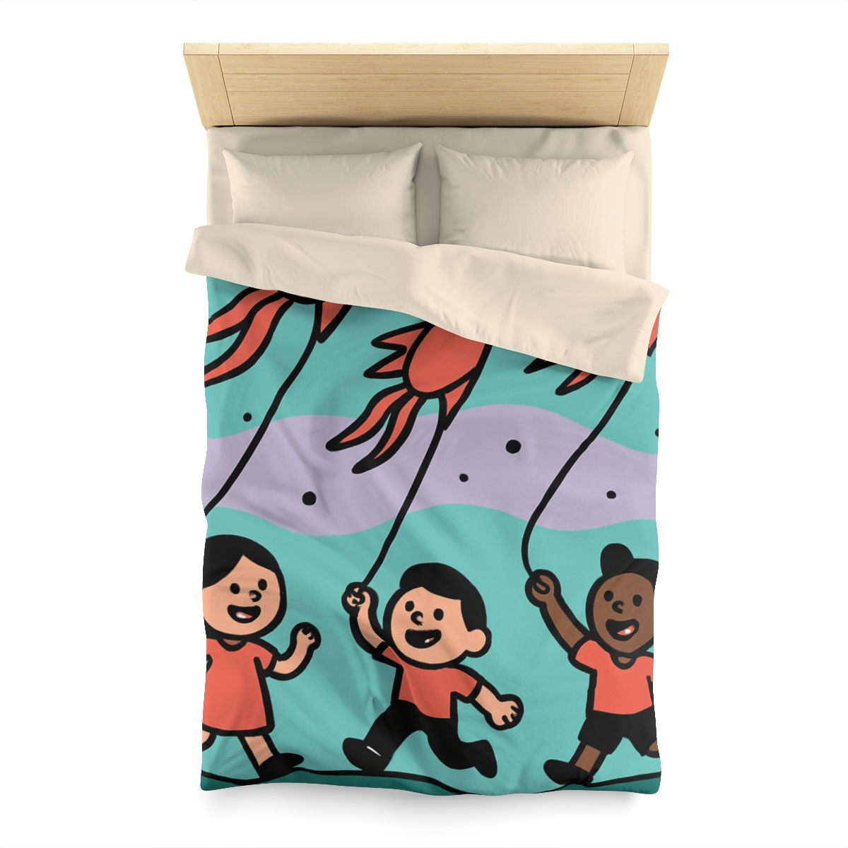 Nebula Kite Race custom duvets