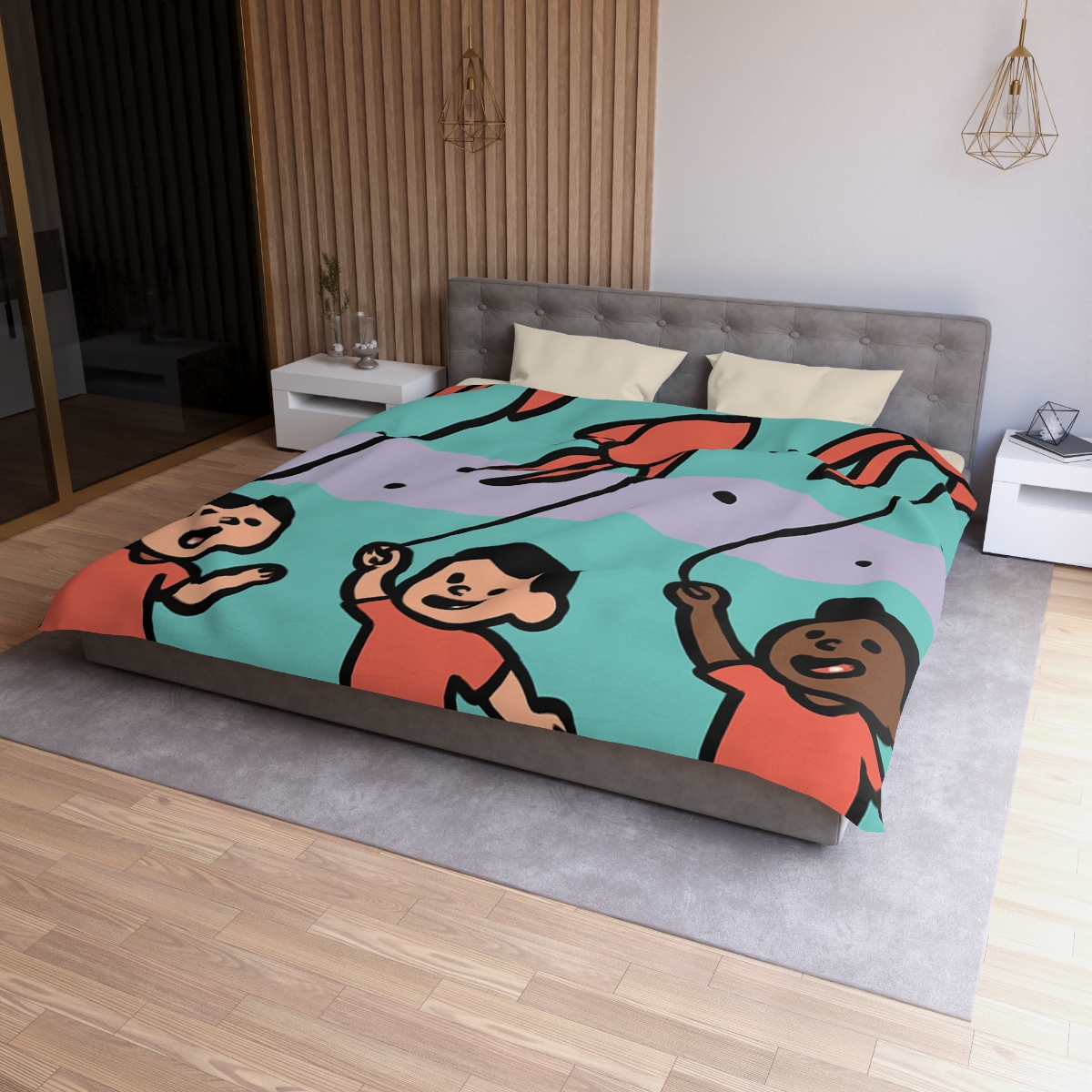 Nebula Kite Race custom duvets