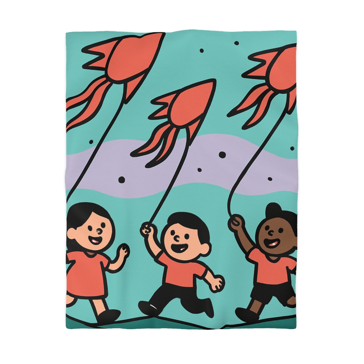 Nebula Kite Race custom duvets