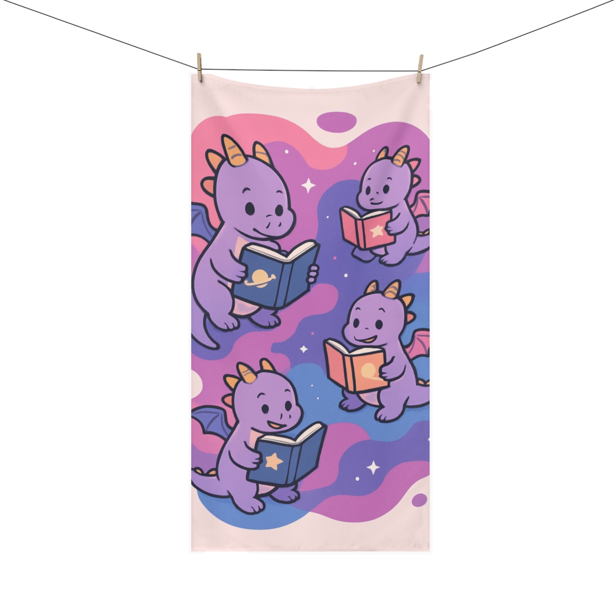 Nebula Library For Little Dragons decorative home towelscustom towels