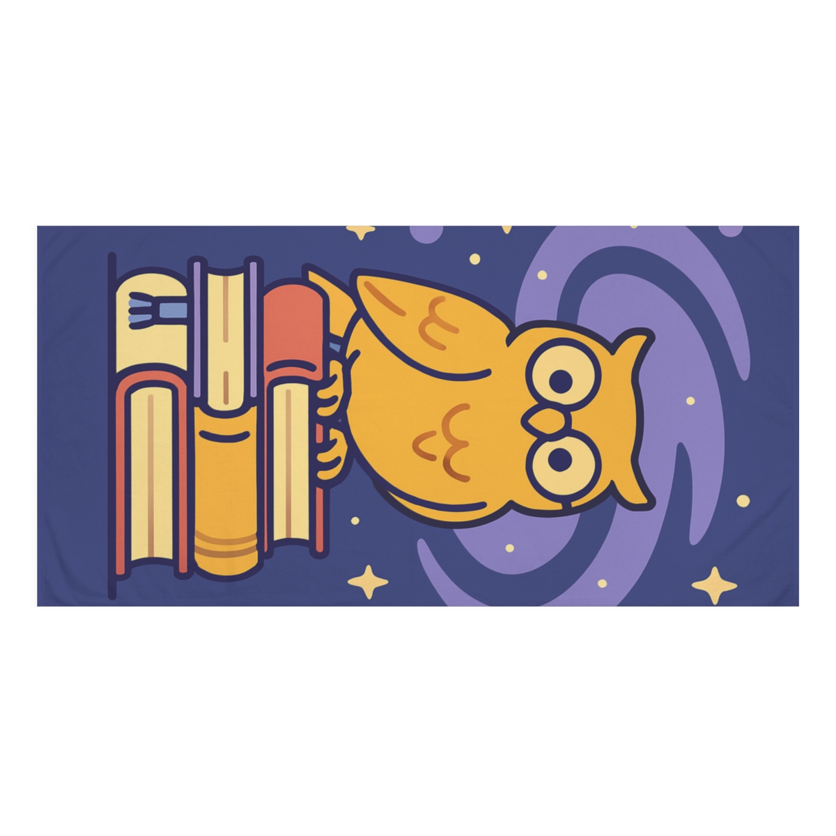 Nebula Library Owl soft cotton towels