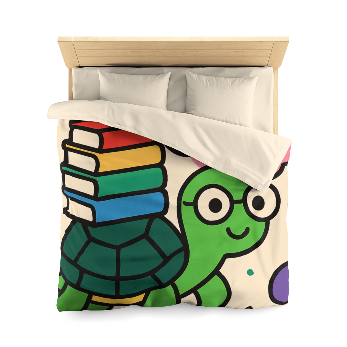 Nebula Library Turtle personalized bedding duvets