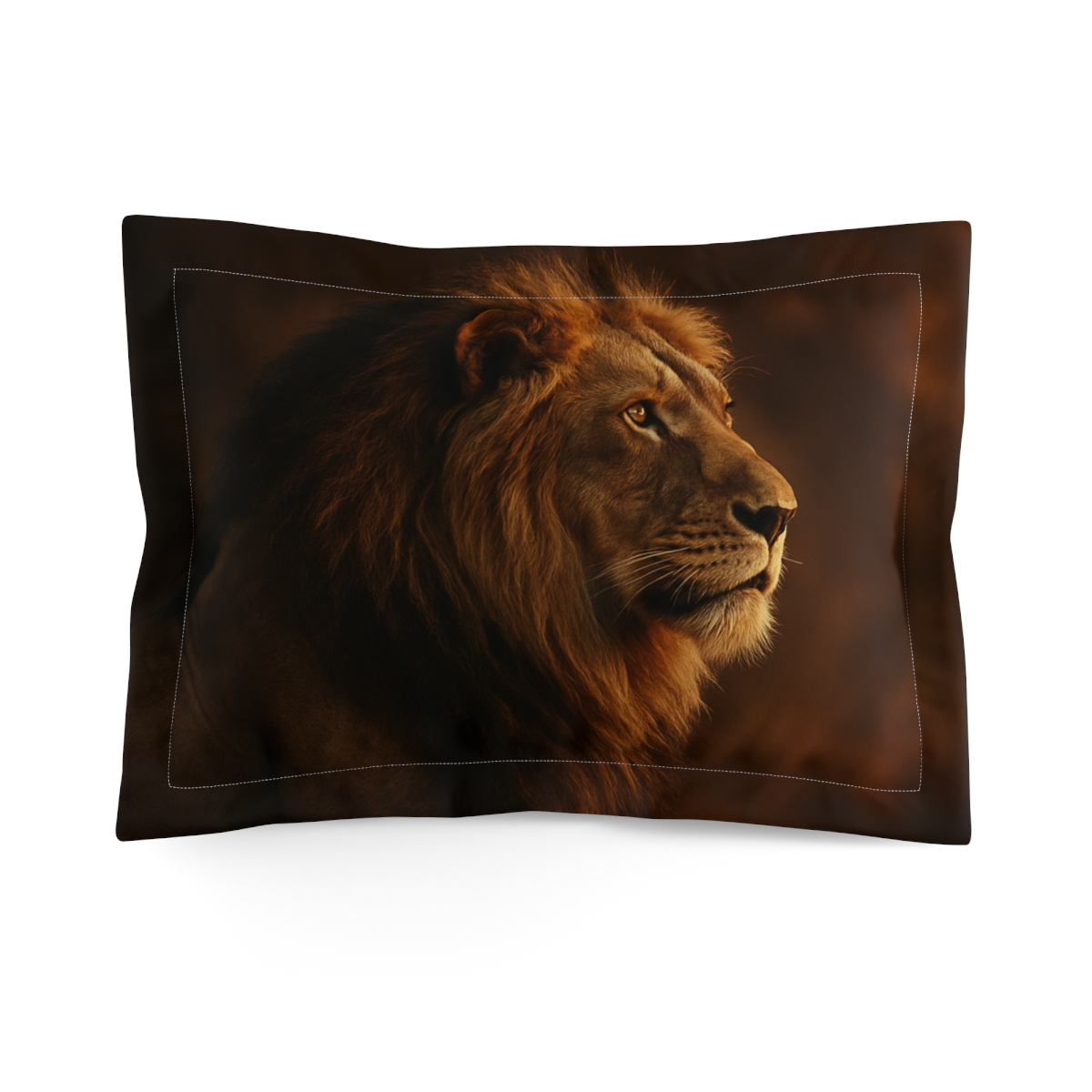 Nebula Mane African Lion custom pillows