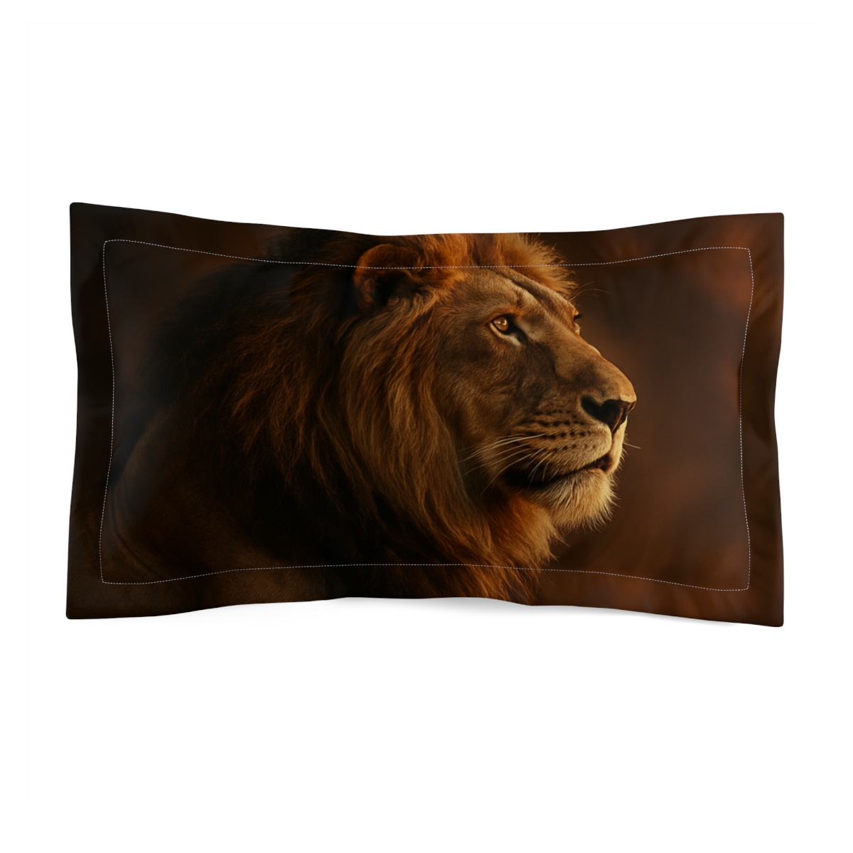 Nebula Mane African Lion custom pillows
