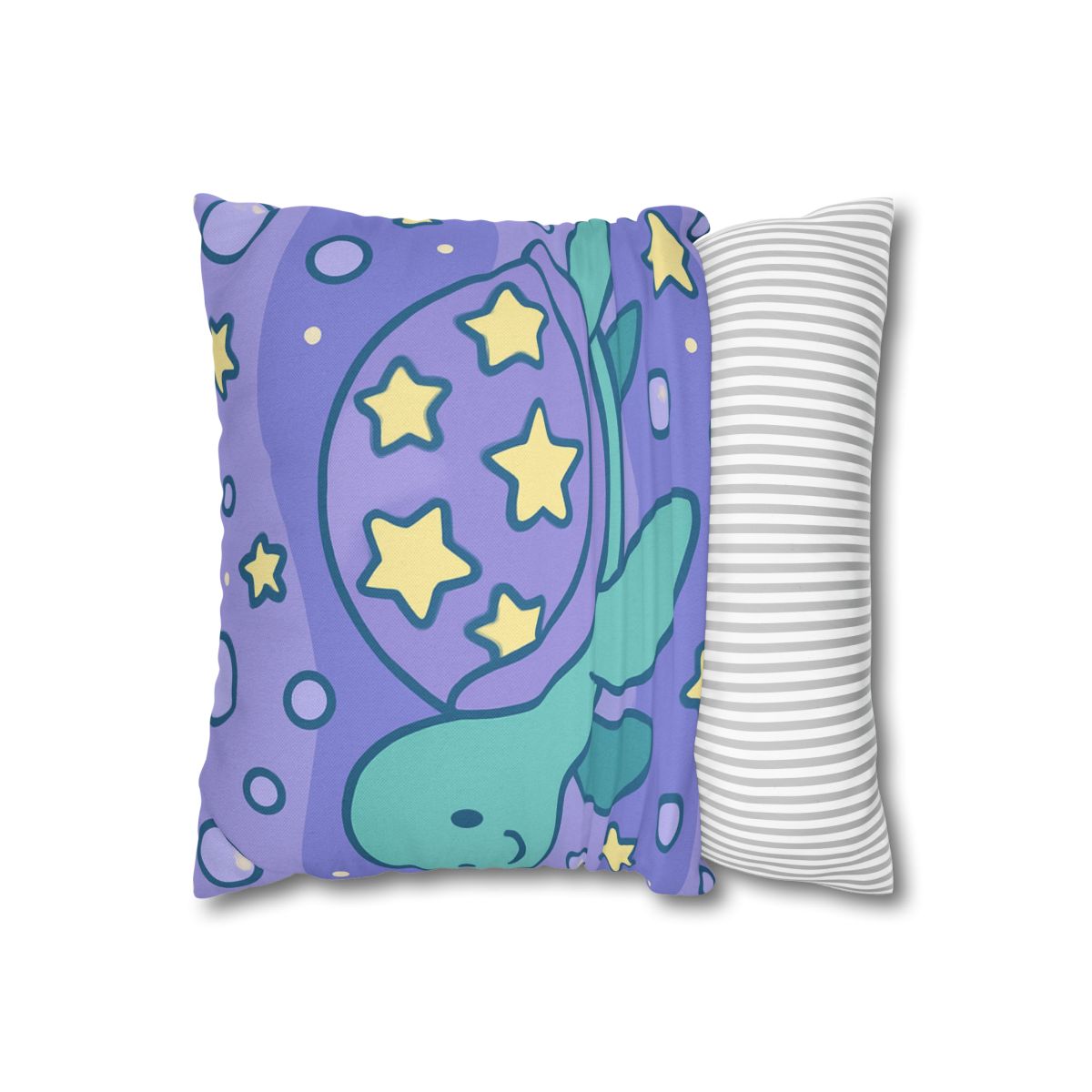 Nebula Ocean Turtle designer print pillow cases