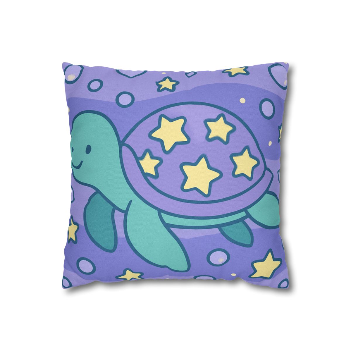 Nebula Ocean Turtle designer print pillow cases