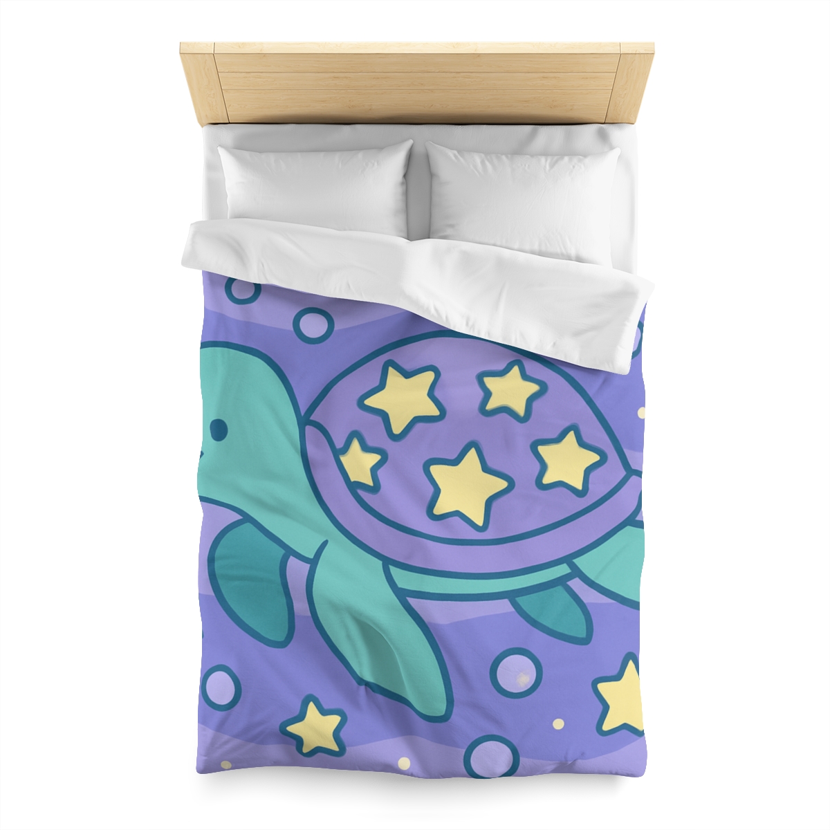Nebula Ocean Turtle unique patterned duvets